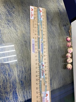 *Ожерелье р.50 д.7*7,5 д.3*4 Белый Жемчуг Голубой Топаз арт. 810700870289.050-981 - фото 251014 *Ожерелье р.50 д.7*7,5 д.3*4 Белый Жемчуг Голубой Топаз арт. 810700870289.050-981 - фото 251014