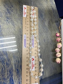 *Ожерелье р.45 д.10*10,5 Белый Жемчуг Голубой Топаз арт. 811000480291.045-049 - фото 251035 *Ожерелье р.45 д.10*10,5 Белый Жемчуг Голубой Топаз арт. 811000480291.045-049 - фото 251035