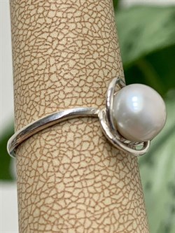 *Кольцо р.16,5 Серебристый Жемчуг д.7,5*8мм арт. 1.0814.0.b-617 Вес 1,76 г - фото 251304 *Кольцо р.16,5 Серебристый Жемчуг д.7,5*8мм арт. 1.0814.0.b-617 Вес 1,76 г - фото 251304