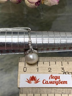 *Кольцо р.19 Белый Жемчуг д.10,5*11мм арт. 1.0441.0.b-254 Вес 3,58 г - фото 251318 *Кольцо р.19 Белый Жемчуг д.10,5*11мм арт. 1.0441.0.b-254 Вес 3,58 г - фото 251318