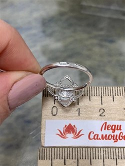 *Кольцо р.17 Белый Жемчуг д.8*8,5мм арт. 1.0329.0.b-148 Вес 2,68 г - фото 251366 *Кольцо р.17 Белый Жемчуг д.8*8,5мм арт. 1.0329.0.b-148 Вес 2,68 г - фото 251366