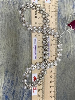 *Колье р.45 Белый Жемчуг д.6*6,5мм арт. 6.0388.0.b-566 Вес 64,53 г - фото 251429 *Колье р.45 Белый Жемчуг д.6*6,5мм арт. 6.0388.0.b-566 Вес 64,53 г - фото 251429