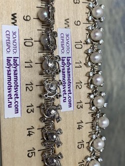 *Колье р.50 Белый Жемчуг д.10,5*11мм арт. Ж6104р-604 Вес 37,42 г - фото 251442 *Колье р.50 Белый Жемчуг д.10,5*11мм арт. Ж6104р-604 Вес 37,42 г - фото 251442