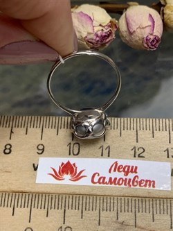 *Кольцо р.19 Серебристый Жемчуг д.10,5*11мм арт. 1.0093.0.b-461 Вес 3,03 г - фото 251488 *Кольцо р.19 Серебристый Жемчуг д.10,5*11мм арт. 1.0093.0.b-461 Вес 3,03 г - фото 251488