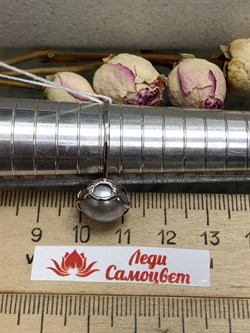 *Кольцо р.19 Серебристый Жемчуг д.10,5*11мм арт. 1.0093.0.b-461 Вес 3,03 г - фото 251491 *Кольцо р.19 Серебристый Жемчуг д.10,5*11мм арт. 1.0093.0.b-461 Вес 3,03 г - фото 251491