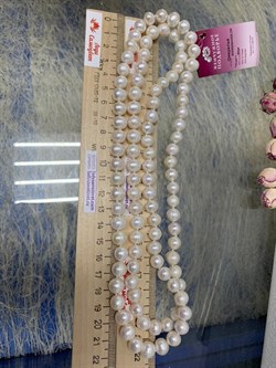 *Ожерелье р.90 д.8*9 Белый Жемчуг арт. 800900940000.090-886 - фото 252118 *Ожерелье р.90 д.8*9 Белый Жемчуг арт. 800900940000.090-886 - фото 252118