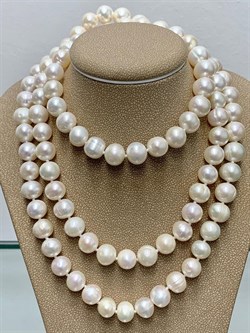 *Ожерелье р.90 д.8*9 Белый Жемчуг арт. 800900940000.090-886 - фото 252120 *Ожерелье р.90 д.8*9 Белый Жемчуг арт. 800900940000.090-886 - фото 252120