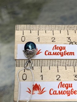 *Кулон Черный Жемчуг д.7*7,5мм арт. 3.0689.0.d-893 Вес 1,6 г - фото 252153 *Кулон Черный Жемчуг д.7*7,5мм арт. 3.0689.0.d-893 Вес 1,6 г - фото 252153