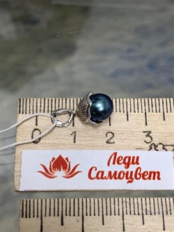*Кулон Черный Жемчуг д.7*7,5мм арт. 3.0689.0.d-893 Вес 1,6 г - фото 252154 *Кулон Черный Жемчуг д.7*7,5мм арт. 3.0689.0.d-893 Вес 1,6 г - фото 252154