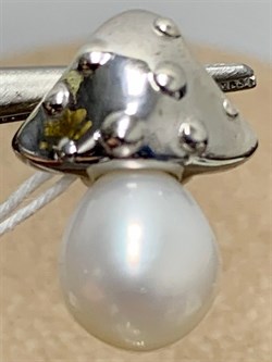 *Кулон Белый Жемчуг д.7*7,5мм арт. 3.0623.0.d-910 Вес 1,67 г - фото 252185 *Кулон Белый Жемчуг д.7*7,5мм арт. 3.0623.0.d-910 Вес 1,67 г - фото 252185