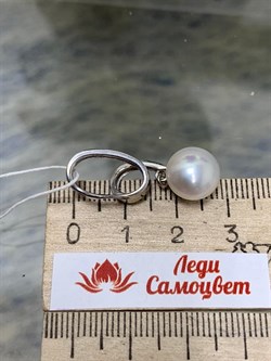 *Кулон Белый Жемчуг д.10,5*11,5мм арт. 3.0302.b-624 Вес 2,79 г - фото 252196 *Кулон Белый Жемчуг д.10,5*11,5мм арт. 3.0302.b-624 Вес 2,79 г - фото 252196