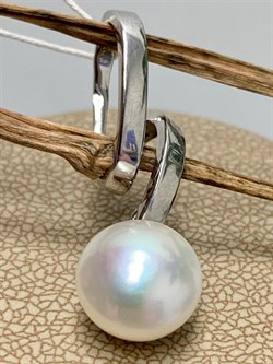 *Кулон Белый Жемчуг д.10,5*11,5мм арт. 3.0302.b-624 Вес 2,79 г - фото 252199 *Кулон Белый Жемчуг д.10,5*11,5мм арт. 3.0302.b-624 Вес 2,79 г - фото 252199