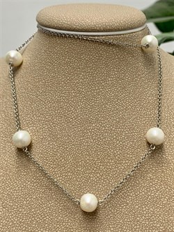 *Ожерелье р.40 Белый Жемчуг д.7,5*8мм арт. 6.0007.d.f-996 Вес 7,89 г - фото 252227 *Ожерелье р.40 Белый Жемчуг д.7,5*8мм арт. 6.0007.d.f-996 Вес 7,89 г - фото 252227