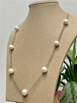 *Ожерелье р.45 Белый Жемчуг д.7,5*8мм арт. 6.0007.d.f-518 Вес 7,23 г - фото 252348 *Ожерелье р.45 Белый Жемчуг д.7,5*8мм арт. 6.0007.d.f-518 Вес 7,23 г - фото 252348