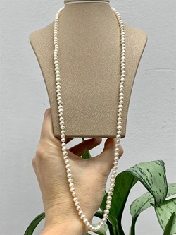 *Ожерелье р.60 д.4*5 Белый Жемчуг арт. 810534680002.060-707 - фото 252888 *Ожерелье р.60 д.4*5 Белый Жемчуг арт. 810534680002.060-707 - фото 252888