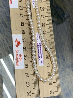 *Ожерелье р.60 д.4*5 Белый Жемчуг арт. 810534680002.060-707 - фото 252892 *Ожерелье р.60 д.4*5 Белый Жемчуг арт. 810534680002.060-707 - фото 252892