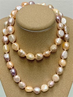 *Ожерелье р.55 д.9*10 Микс Розовый Жемчуг Барокко арт. 811004390002.055-971 - фото 252947 *Ожерелье р.55 д.9*10 Микс Розовый Жемчуг Барокко арт. 811004390002.055-971 - фото 252947