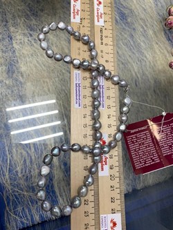 *Ожерелье р.55 д.8*9 Серебристый Жемчуг Барокко арт. 810905580009.055-899 - фото 252959 *Ожерелье р.55 д.8*9 Серебристый Жемчуг Барокко арт. 810905580009.055-899 - фото 252959