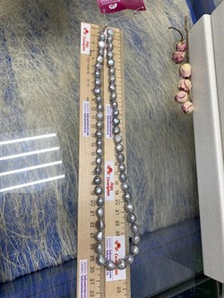 *Ожерелье р.55 д.8*9 Серебристый Жемчуг Барокко арт. 810905580009.055-899 - фото 252960 *Ожерелье р.55 д.8*9 Серебристый Жемчуг Барокко арт. 810905580009.055-899 - фото 252960