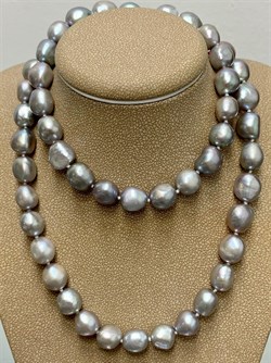 *Ожерелье р.55 д.8*9 Серебристый Жемчуг Барокко арт. 810905580009.055-899 - фото 252961 *Ожерелье р.55 д.8*9 Серебристый Жемчуг Барокко арт. 810905580009.055-899 - фото 252961