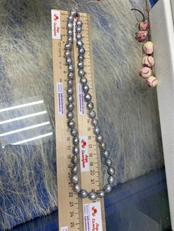 *Ожерелье р.50 д.8*9 Серебристый Жемчуг Барокко арт. 810905580009.050-882 - фото 252965 *Ожерелье р.50 д.8*9 Серебристый Жемчуг Барокко арт. 810905580009.050-882 - фото 252965