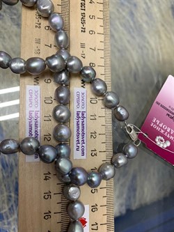 *Ожерелье р.50 д.8*9 Серебристый Жемчуг Барокко арт. 810905580009.050-882 - фото 252966 *Ожерелье р.50 д.8*9 Серебристый Жемчуг Барокко арт. 810905580009.050-882 - фото 252966