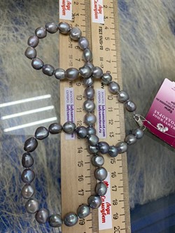 *Ожерелье р.50 д.8*9 Серебристый Жемчуг Барокко арт. 810905580009.050-882 - фото 252967 *Ожерелье р.50 д.8*9 Серебристый Жемчуг Барокко арт. 810905580009.050-882 - фото 252967