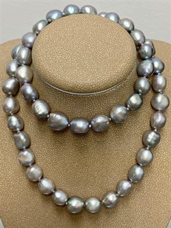 *Ожерелье р.50 д.8*9 Серебристый Жемчуг Барокко арт. 810905580009.050-882 - фото 252969 *Ожерелье р.50 д.8*9 Серебристый Жемчуг Барокко арт. 810905580009.050-882 - фото 252969