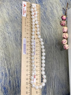 *Ожерелье р.45 д.8*9 Белый Жемчуг арт. 810900930002.045-739 - фото 253015 *Ожерелье р.45 д.8*9 Белый Жемчуг арт. 810900930002.045-739 - фото 253015