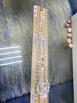 *Ожерелье р.55 д.7*8 Белый Жемчуг Барокко арт. 810800800002.055-944 - фото 253061 *Ожерелье р.55 д.7*8 Белый Жемчуг Барокко арт. 810800800002.055-944 - фото 253061