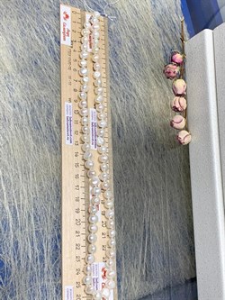 *Ожерелье р.55 д.7*8 Белый Жемчуг Барокко арт. 810800800002.055-692 - фото 253068 *Ожерелье р.55 д.7*8 Белый Жемчуг Барокко арт. 810800800002.055-692 - фото 253068