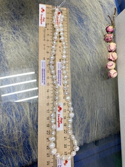 *Ожерелье р.50 д.7*8 Белый Жемчуг Барокко арт. 810800800002.050-132 - фото 253075 *Ожерелье р.50 д.7*8 Белый Жемчуг Барокко арт. 810800800002.050-132 - фото 253075