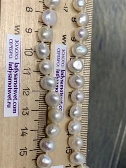 *Ожерелье р.50 д.7*8 Белый Жемчуг Барокко арт. 810800800002.050-937 - фото 253084 *Ожерелье р.50 д.7*8 Белый Жемчуг Барокко арт. 810800800002.050-937 - фото 253084