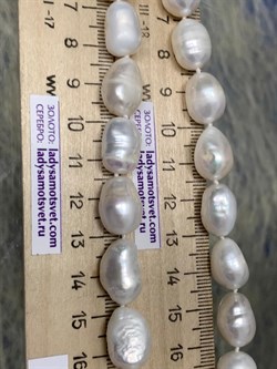 *Ожерелье р.55 д.7,5*11 Белый Жемчуг Барокко арт. 811101200002.055-540 - фото 253128 *Ожерелье р.55 д.7,5*11 Белый Жемчуг Барокко арт. 811101200002.055-540 - фото 253128