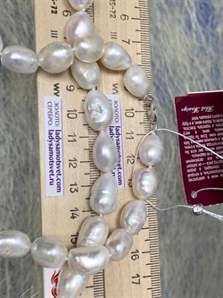 *Ожерелье р.50 д.7,5*11 Белый Жемчуг Барокко арт. 811101200002.050-519 - фото 253138 *Ожерелье р.50 д.7,5*11 Белый Жемчуг Барокко арт. 811101200002.050-519 - фото 253138