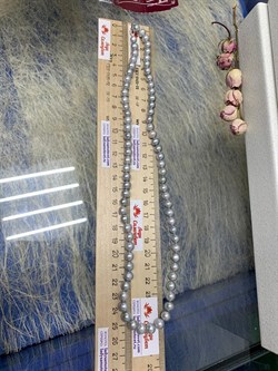 *Ожерелье р.55 д.6*7 Серебристый Жемчуг арт. 810705330002.055-378 - фото 253148 *Ожерелье р.55 д.6*7 Серебристый Жемчуг арт. 810705330002.055-378 - фото 253148
