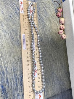 *Ожерелье р.50 д.6-7 Серебристый Жемчуг арт. 810705330002.050-354 - фото 253155 *Ожерелье р.50 д.6-7 Серебристый Жемчуг арт. 810705330002.050-354 - фото 253155