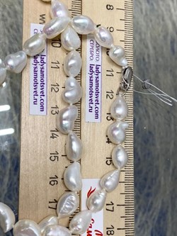 *Ожерелье р.55 д.5*8 Белый Жемчуг Барокко арт. 810800740009.055-930 - фото 253162 *Ожерелье р.55 д.5*8 Белый Жемчуг Барокко арт. 810800740009.055-930 - фото 253162