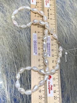 *Ожерелье р.50 д.5*8 Белый Жемчуг Барокко арт. 810800740009.050-893 - фото 253171 *Ожерелье р.50 д.5*8 Белый Жемчуг Барокко арт. 810800740009.050-893 - фото 253171