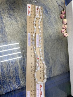 *Ожерелье р.50 д.5*8 Белый Жемчуг Барокко арт. 810800740009.050-893 - фото 253172 *Ожерелье р.50 д.5*8 Белый Жемчуг Барокко арт. 810800740009.050-893 - фото 253172