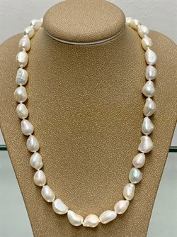 *Ожерелье р.45 д.5*8 Белый Жемчуг Барокко арт. 810800740009.045-787 - фото 253177 *Ожерелье р.45 д.5*8 Белый Жемчуг Барокко арт. 810800740009.045-787 - фото 253177