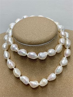 *Ожерелье р.45 д.5*8 Белый Жемчуг Барокко арт. 810800740009.045-787 - фото 253180 *Ожерелье р.45 д.5*8 Белый Жемчуг Барокко арт. 810800740009.045-787 - фото 253180