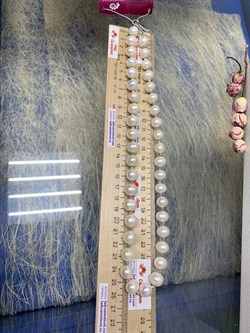 *Ожерелье р.55 д.10*11 Белый Жемчуг арт. 811100540470.055-469 - фото 253184