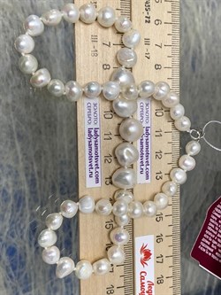 *Ожерелье р.40 д.7*8 Белый Жемчуг Барокко арт. 810800800508.040-999 - фото 253276 *Ожерелье р.40 д.7*8 Белый Жемчуг Барокко арт. 810800800508.040-999 - фото 253276