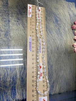 *Ожерелье р.50 д.6*8 Белый Жемчуг Барокко арт. 810512460002.050-170 - фото 253280 *Ожерелье р.50 д.6*8 Белый Жемчуг Барокко арт. 810512460002.050-170 - фото 253280