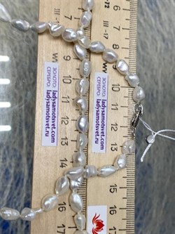 *Ожерелье р.50 д.6*8 Белый Жемчуг Барокко арт. 810512460002.050-170 - фото 253281 *Ожерелье р.50 д.6*8 Белый Жемчуг Барокко арт. 810512460002.050-170 - фото 253281