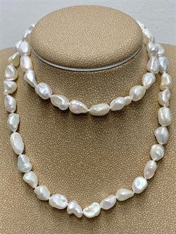 *Ожерелье р.50 д.6*8 Белый Жемчуг Барокко арт. 810512460002.050-170 - фото 253284 *Ожерелье р.50 д.6*8 Белый Жемчуг Барокко арт. 810512460002.050-170 - фото 253284