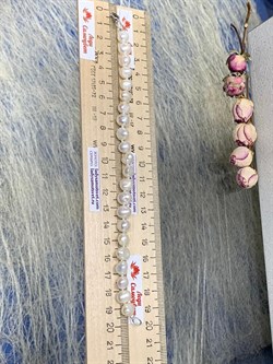 *Бусный Браслет р.18 д.7*8 Белый Жемчуг Барокко арт. 510800800002.180-708 - фото 253422 *Бусный Браслет р.18 д.7*8 Белый Жемчуг Барокко арт. 510800800002.180-708 - фото 253422