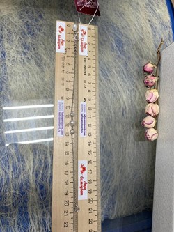 *Браслет р.17 д.4*5 д.5,5*6 Белый Жемчуг арт. 5.U003.d.f-484 Вес 2,4 г - фото 253611 *Браслет р.17 д.4*5 д.5,5*6 Белый Жемчуг арт. 5.U003.d.f-484 Вес 2,4 г - фото 253611