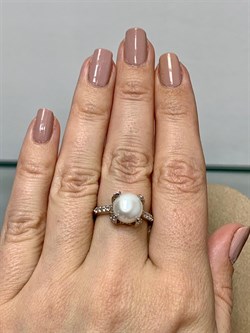 *Кольцо р.17,5 Белый Жемчуг арт. PI-R02898-X-W-PN-X-W-816 вес 4,06 г - фото 253653 *Кольцо р.17,5 Белый Жемчуг арт. PI-R02898-X-W-PN-X-W-816 вес 4,06 г - фото 253653